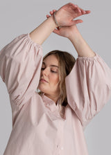 Dandelion Shirt in Blush Cotton Poplin