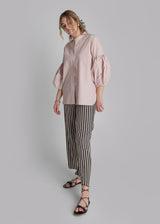 Dandelion Shirt in Blush Cotton Poplin