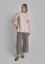 Dandelion Shirt in Blush Cotton Poplin