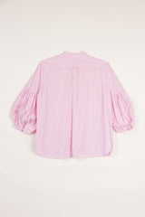 Dandelion Shirt in Pink Striped Cotton Shirting