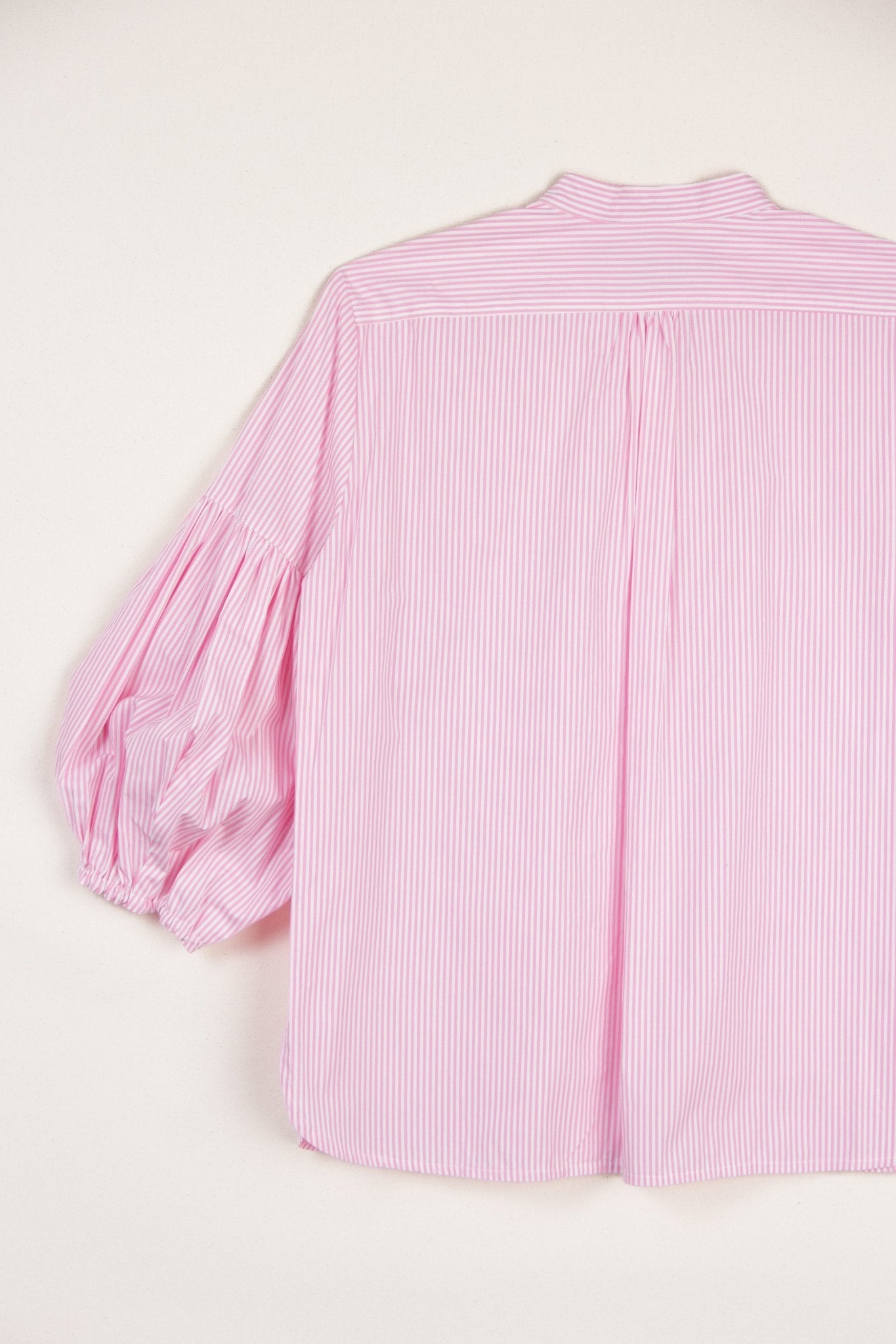 Dandelion Shirt in Pink Striped Cotton Shirting