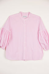 Dandelion Shirt in Pink Striped Cotton Shirting