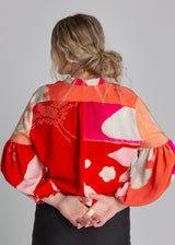 Dandelion Shirt in Vintage Japanese Silk Tie Dye