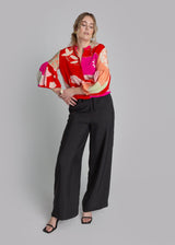 Dandelion Shirt in Vintage Japanese Silk Tie Dye