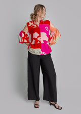 Dandelion Shirt in Vintage Japanese Silk Tie Dye