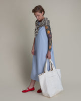 Day Dress in Light Blue Cotton PoplinDay A - Line