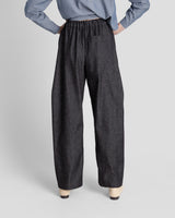 Curve Pant in soft Charcoal Cotton Denim