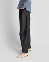 Curve Pant in soft Charcoal Cotton Denim