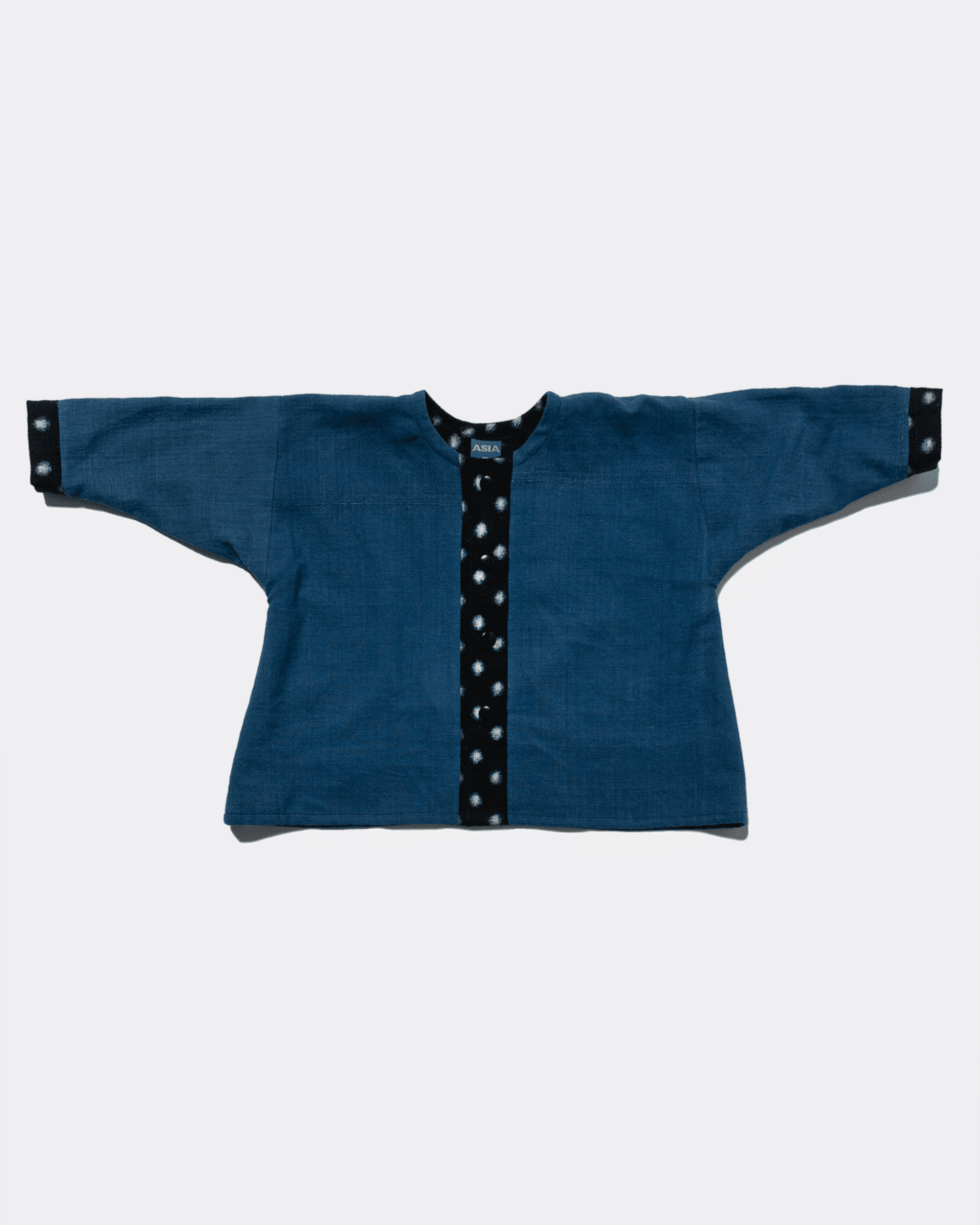 Double - Dip Shirt in Vintage Japanese Indigo Cotton Mix