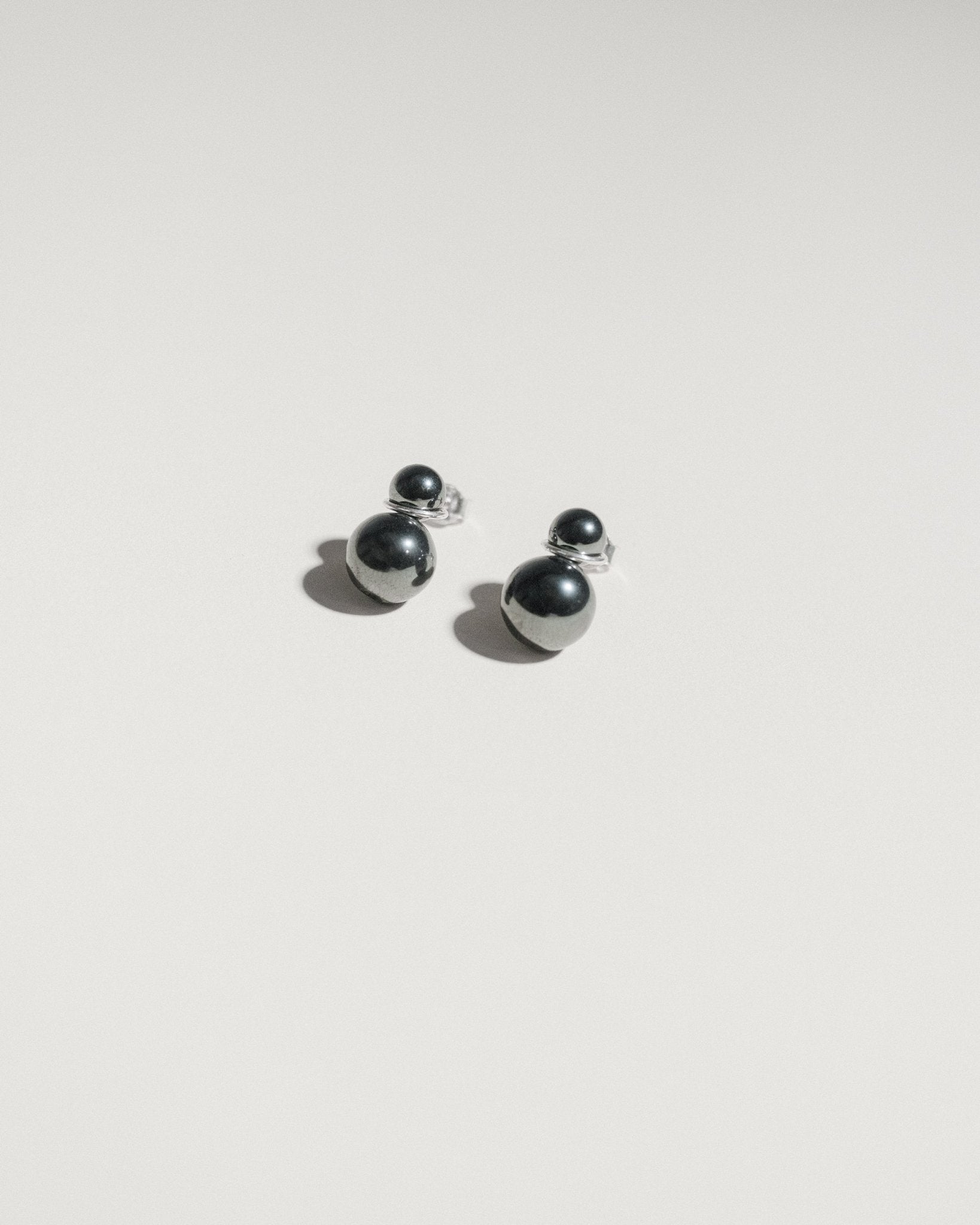 Double Sphere EarringsDangle Earrings
