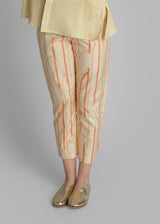 Drawstring Pant in Vintage Japanese Silk Ikat