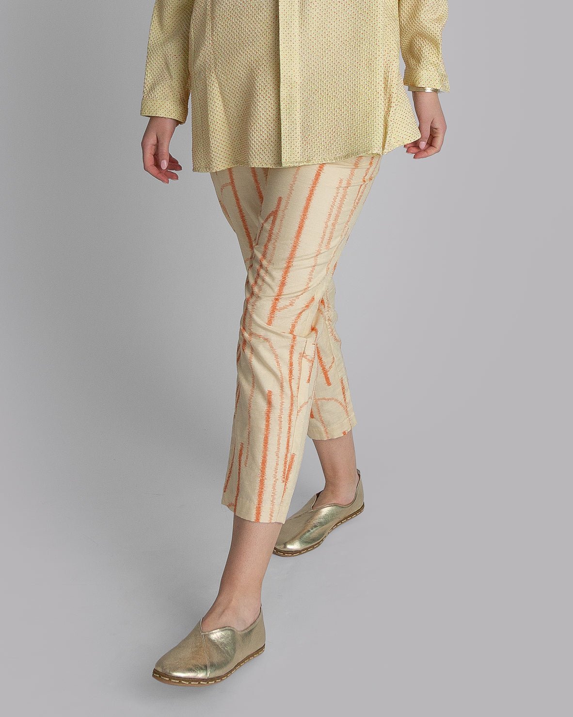 Drawstring Pant in Vintage Japanese Silk Ikat