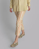 Drawstring Pant in Vintage Japanese Silk Ikat