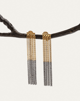 Duo Tone Fringe EarringsStud Earrings