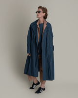 Easy Trench in Slate Cotton PoplinTrenches