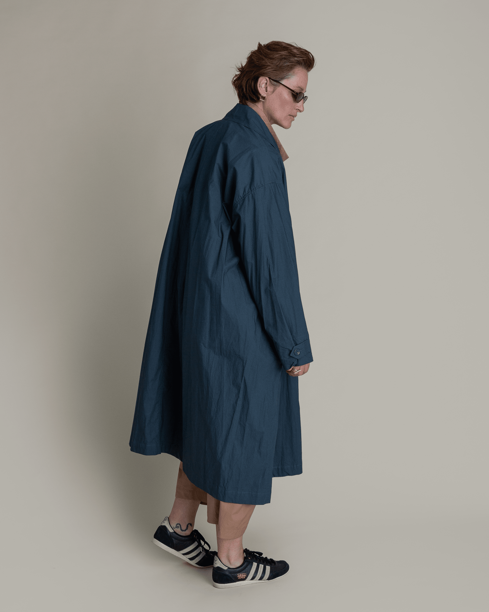 Easy Trench in Slate Cotton PoplinTrenches