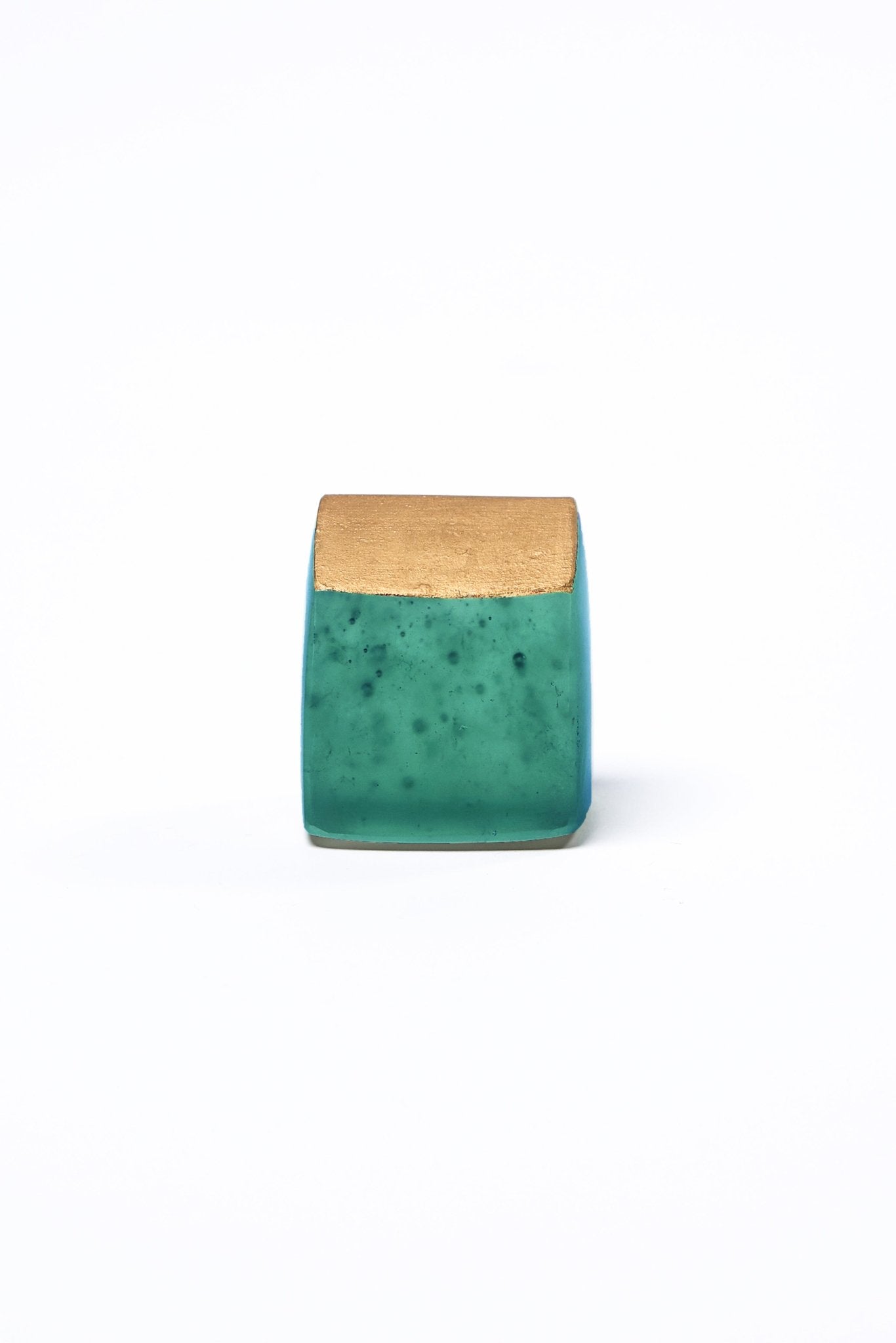 Emerald Green Glass House - Small 6