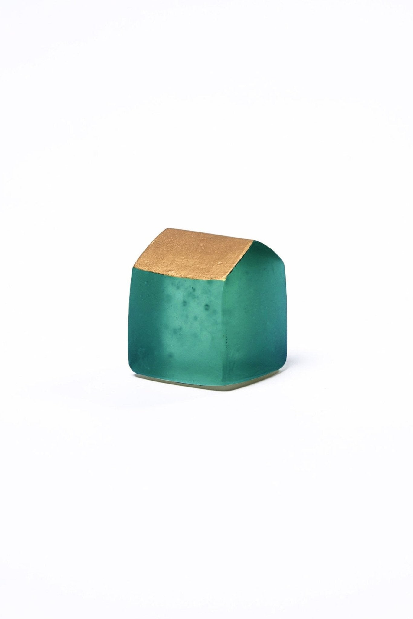 Emerald Green Glass House - Small 6