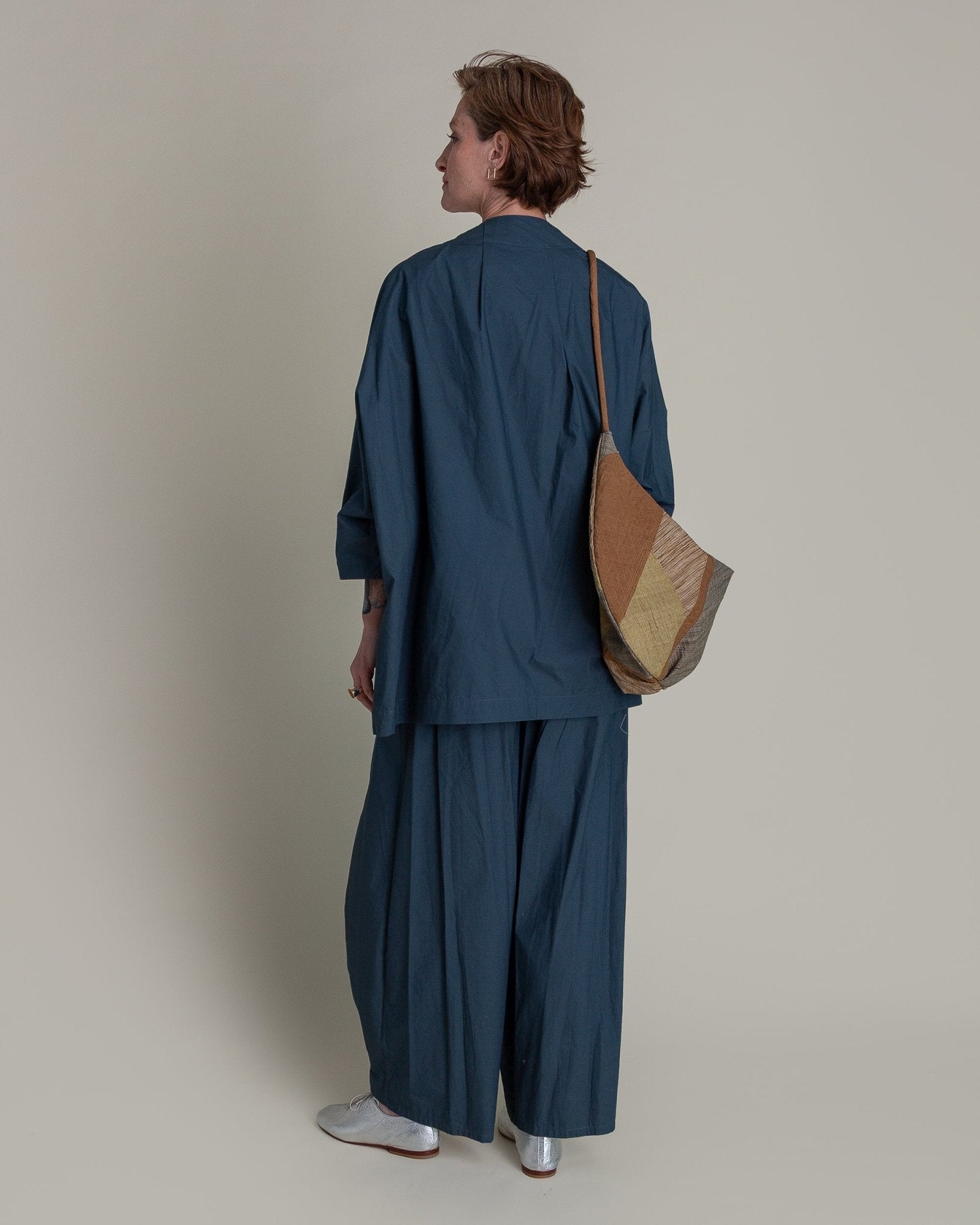 Envelope Jacket in Slate Cotton PoplinEnvelope Jackets