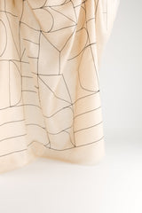Etude Off-white Embroidered Cashmere Square ScarfScarves