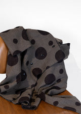 Flag Shirt in Mocha Wool Dots