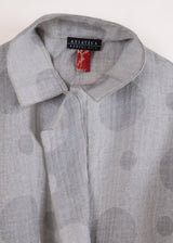 Flag Shirt in Purebeck Stone Wool Dots