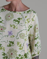Float Shell in Vintage Garden Japanese Silk PrintFloat Shell