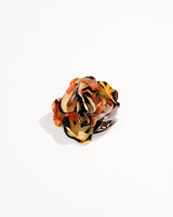 Floral Rose Flower Pin Vintage Japanese Floral Silk PrintFlower Pins