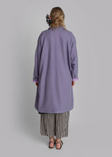 French Wrap in Lavender Wool Gauze