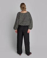 Gather Shell in Vintage Japanese Silk Shibori