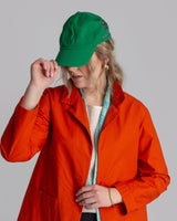 Green Ballcap with Vintage Silk Patch