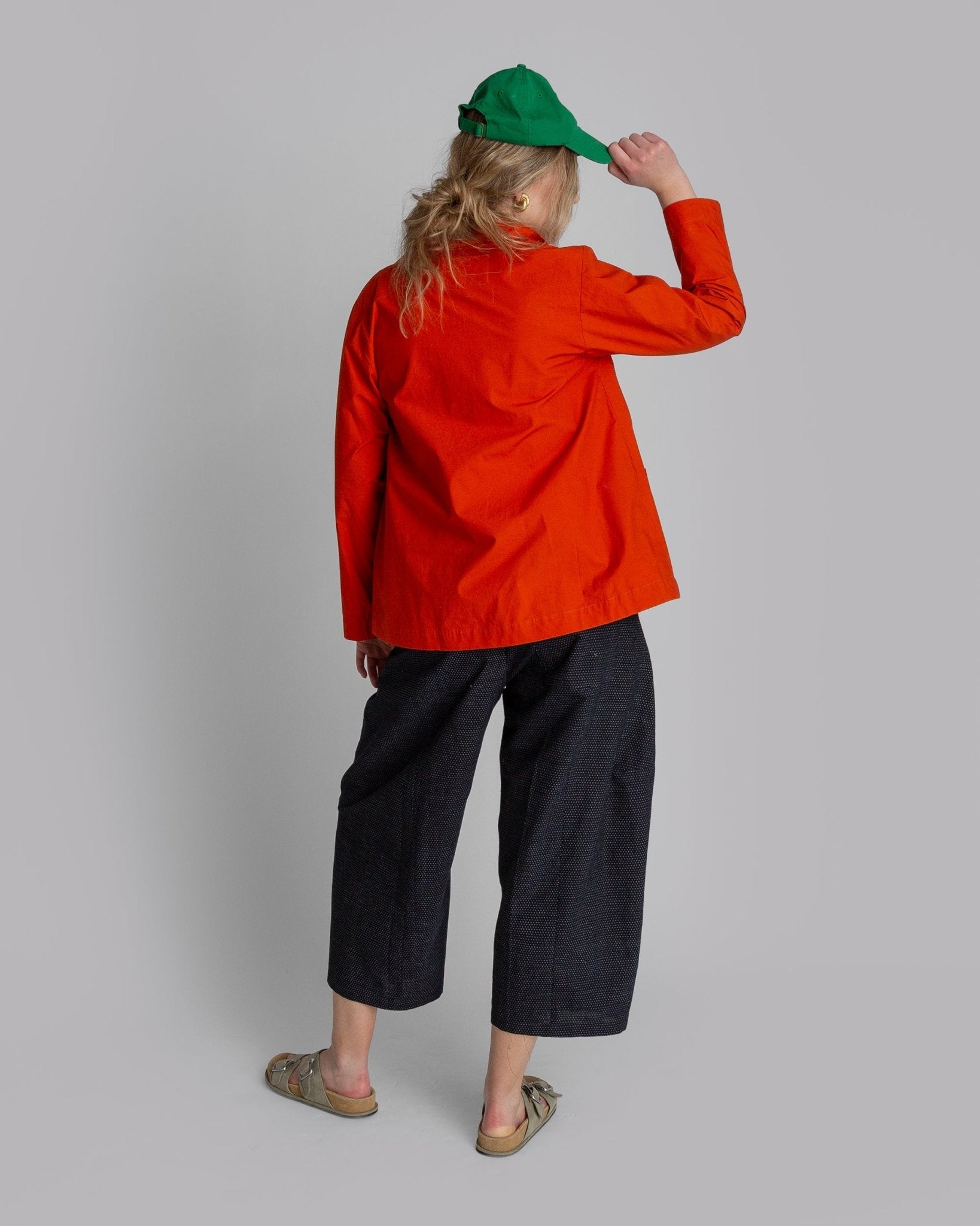 Green Ballcap with Vintage Silk Patch