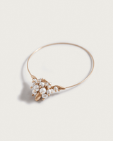 Hoop Cluster Earrings with Gray PearlsHoop Earrings