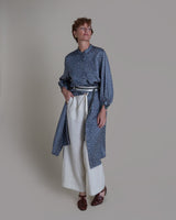 Iris Dress in Vintage Japanese Silk Tie DyeIris Dress