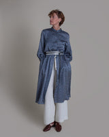 Iris Dress in Vintage Japanese Silk Tie DyeIris Dress