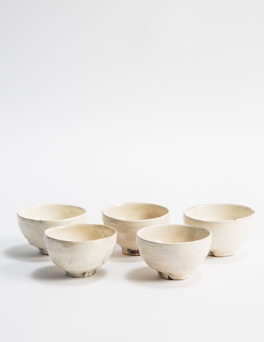 Irregular Cream Glazed CupsDrinkware