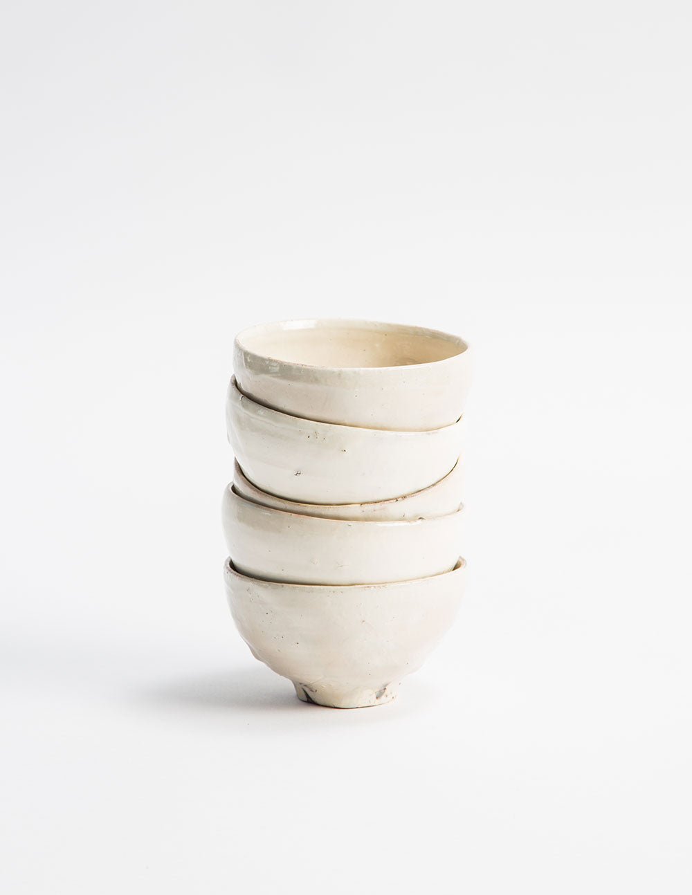 Irregular Cream Glazed CupsDrinkware