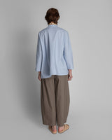 Japan Shirt in Blue Cotton PoplinJapan Shirt