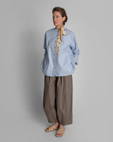 Japan Shirt in Blue Cotton PoplinJapan Shirt