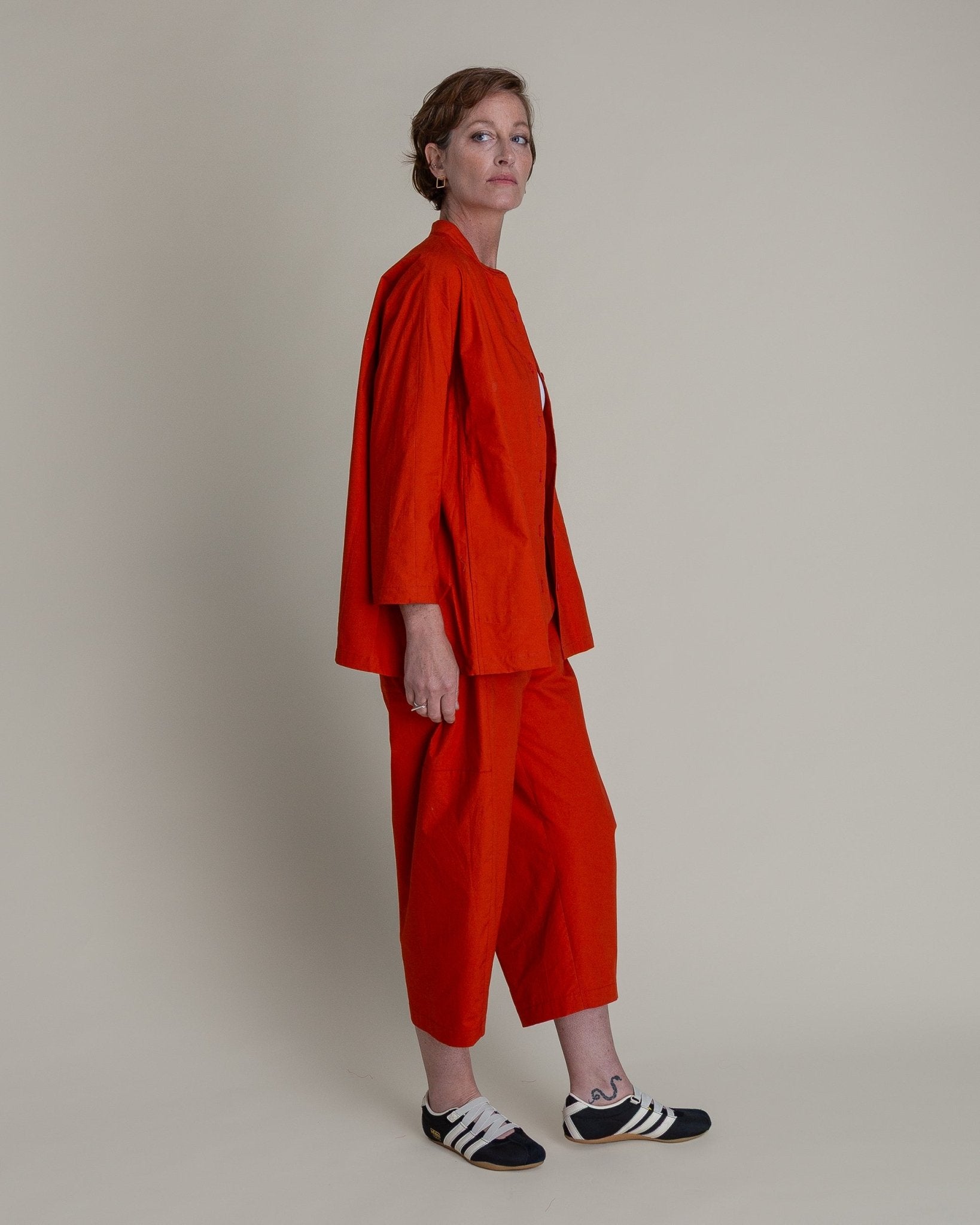 Japan Shirt in Persimmon Cotton PoplinJapan Shirts