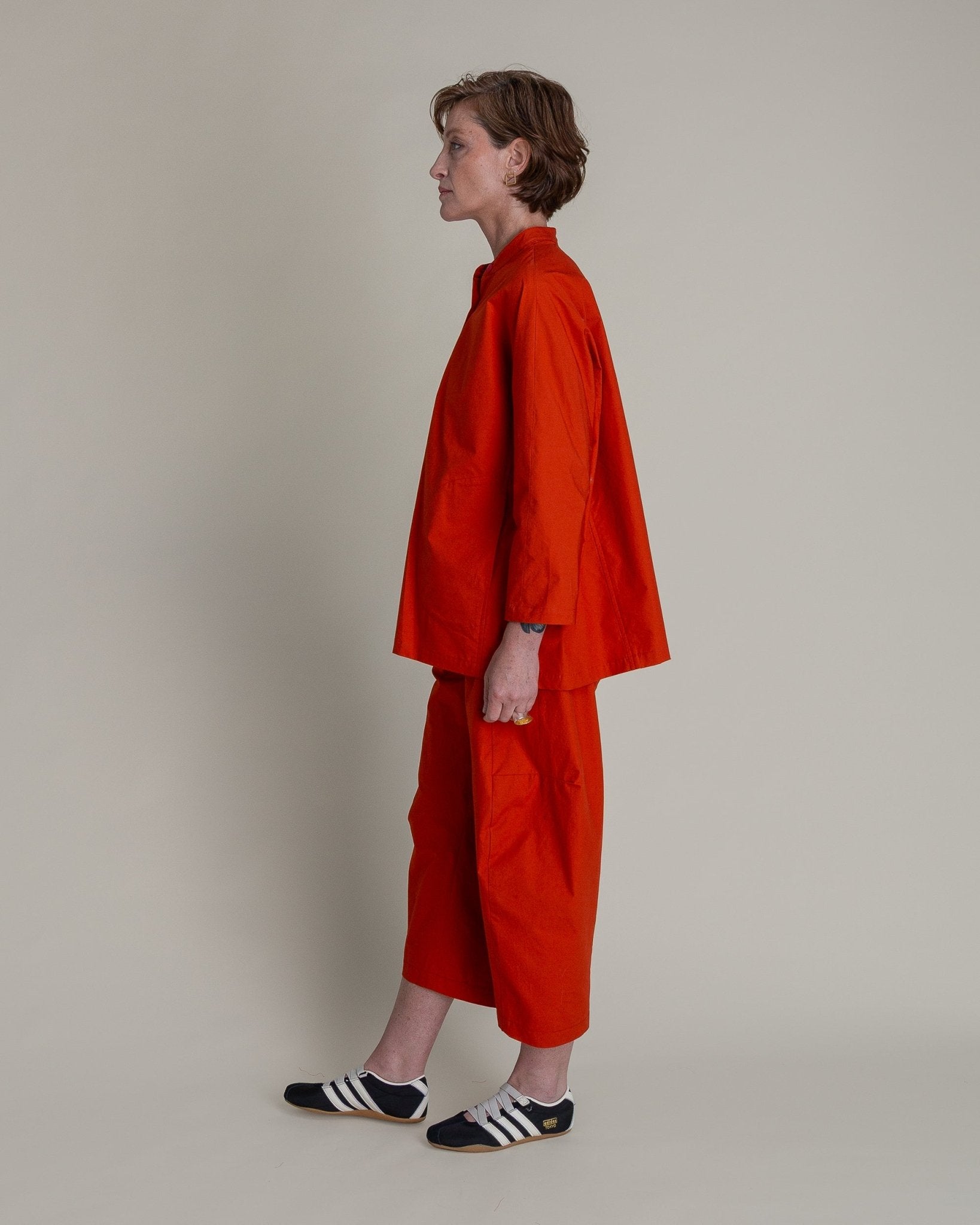 Japan Shirt in Persimmon Cotton PoplinJapan Shirts