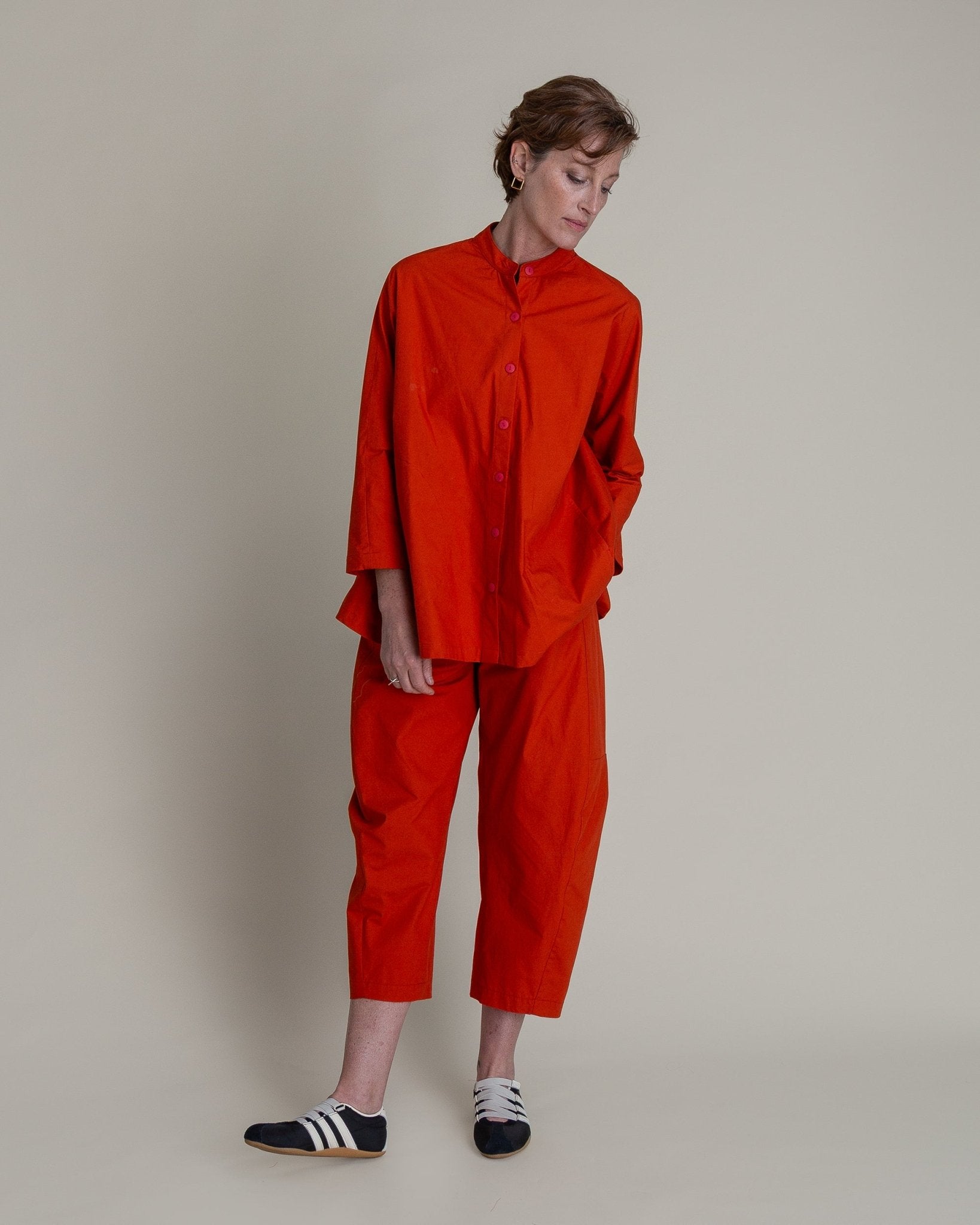 Japan Shirt in Persimmon Cotton PoplinJapan Shirts