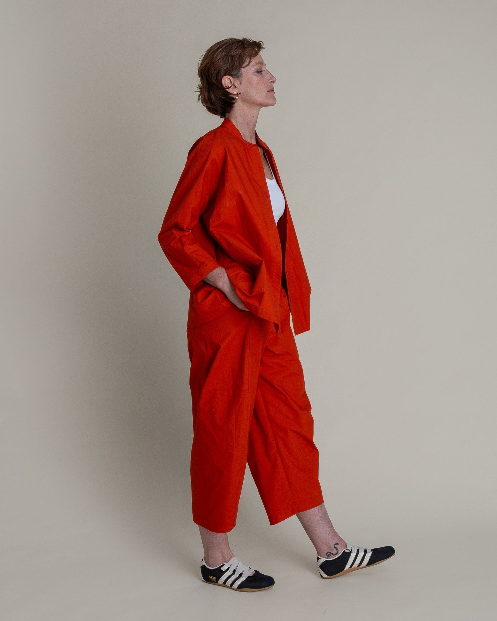 Japan Shirt in Persimmon Cotton PoplinJapan Shirts