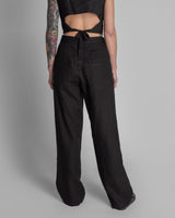 Jean Pant in Black LinenJean Pant