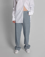 Jean Pant in Blue and White Striped DenimJean Pant