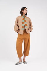 Junichi Jacket in Vintage Japanese Silk Check