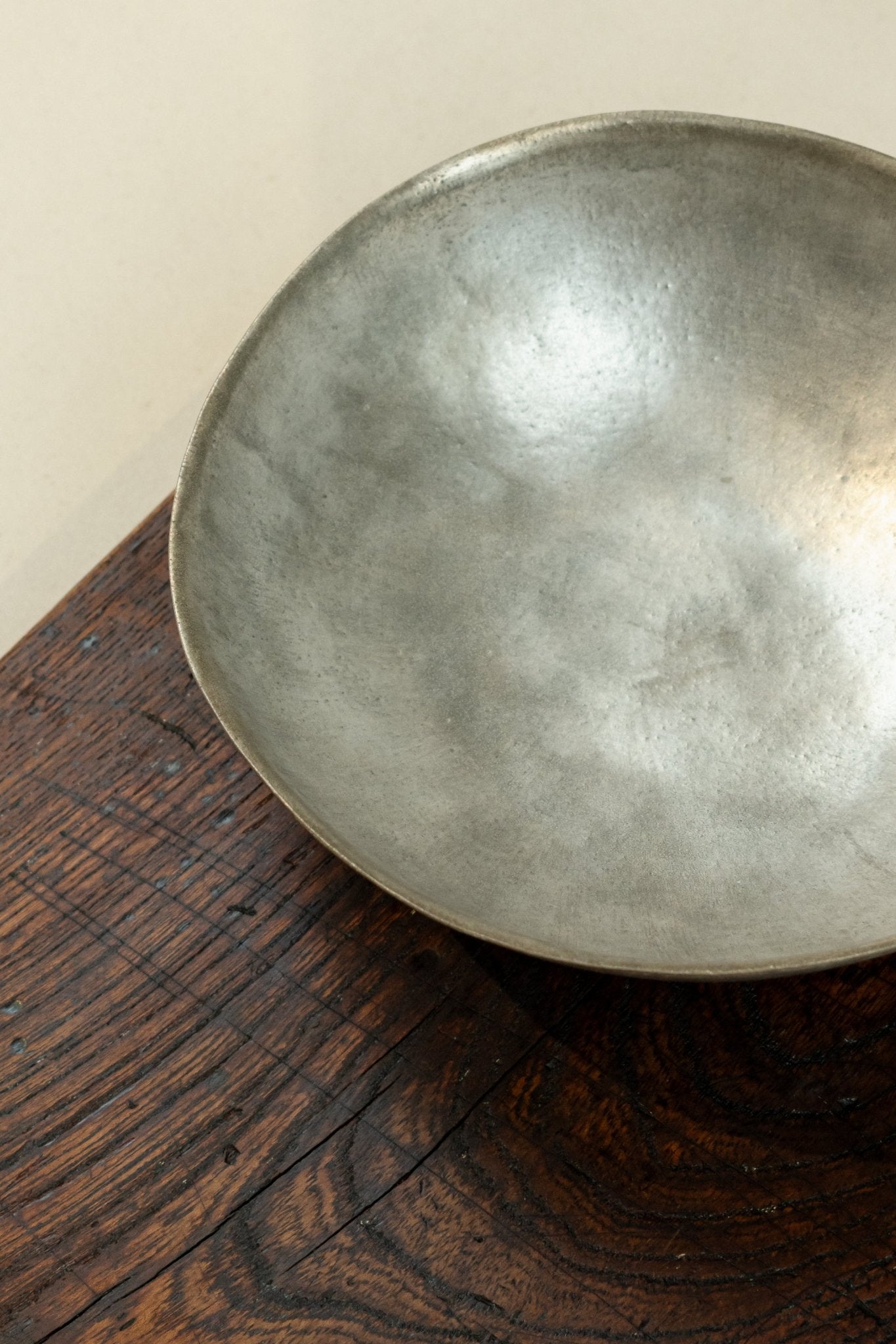 Jurgen Lehl Silver Glazed Porcelain BowlServeware