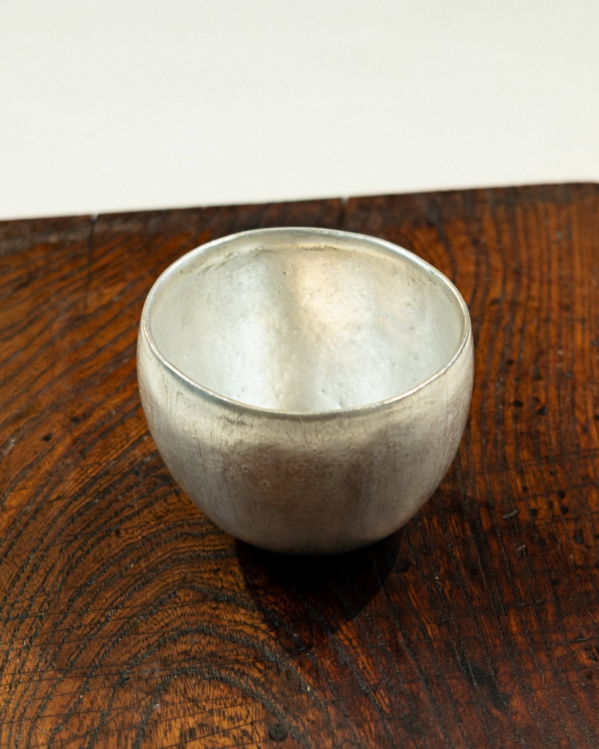 Jurgen Lehl Silver Glazed Porcelain CupServeware