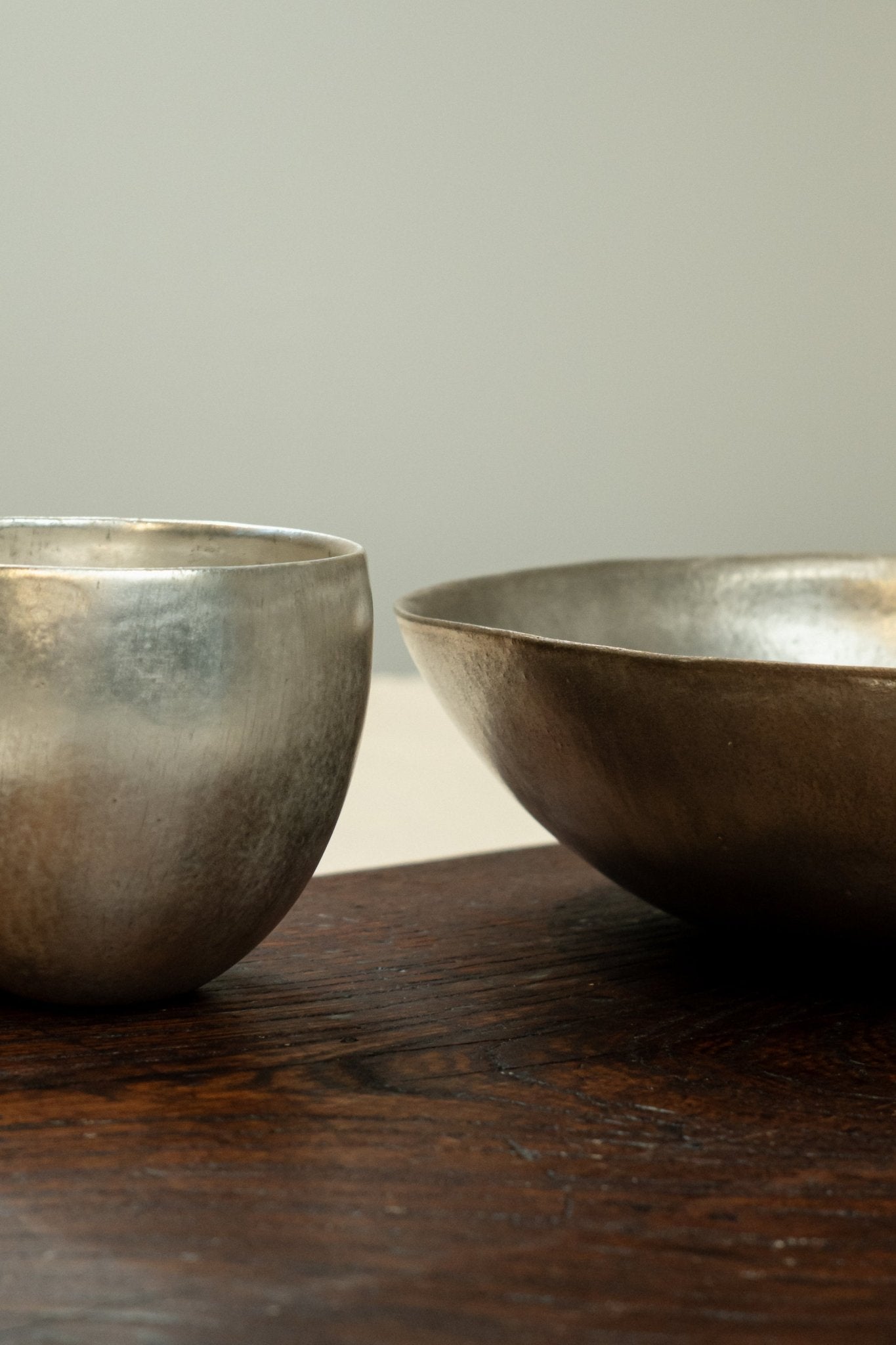 Jurgen Lehl Silver Glazed Porcelain CupServeware