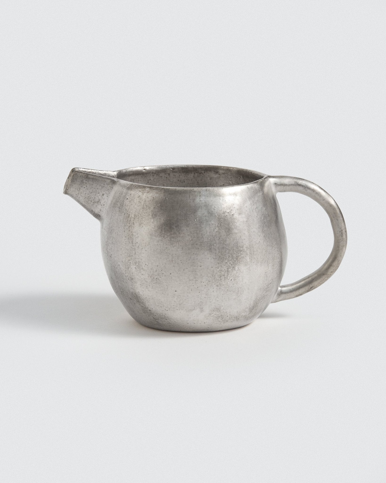 Jurgen Lehl Silver Glazed Porcelain PitcherServeware